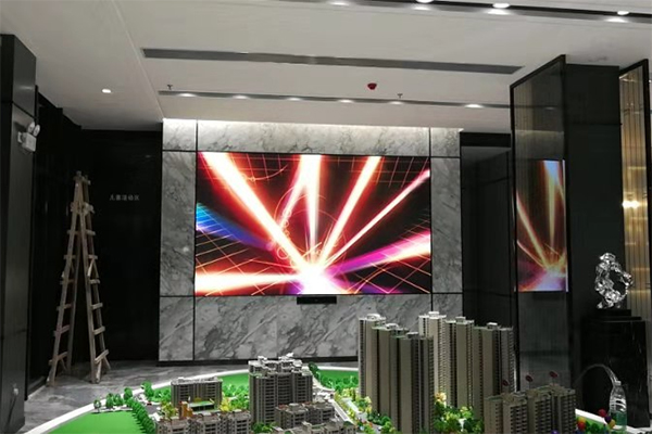廣州順豐翠園樓盤室内高清P1.86全彩LED顯示屏 